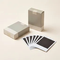 Instant film packs and blank prints